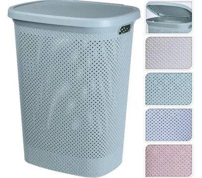 Koš na špinavé prádlo UH 60l mix 37x46x59,5cm#30276