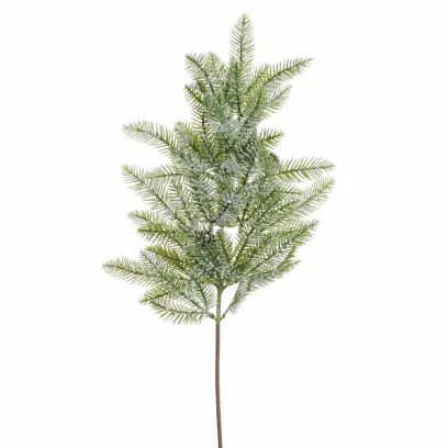 Ozdoba zapichovací vetvička+šišky zasnežené 65cm#30408