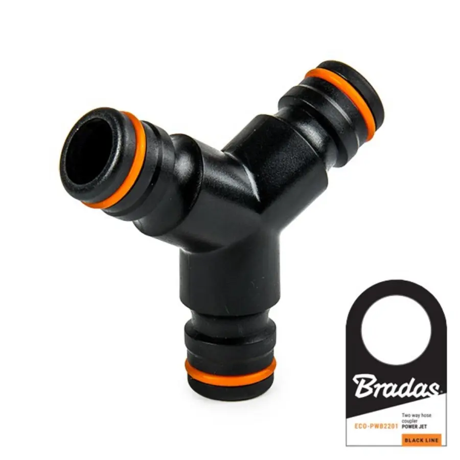 Spojka/mezikus na hadici TROJTY POWER JET blackline#30586