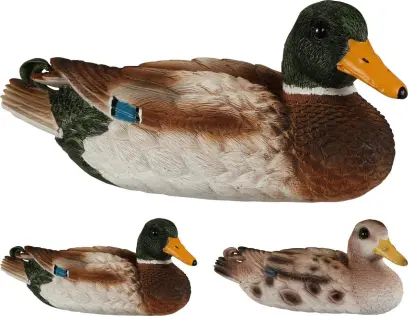 Dekorace Kachna 23x10cm#30776