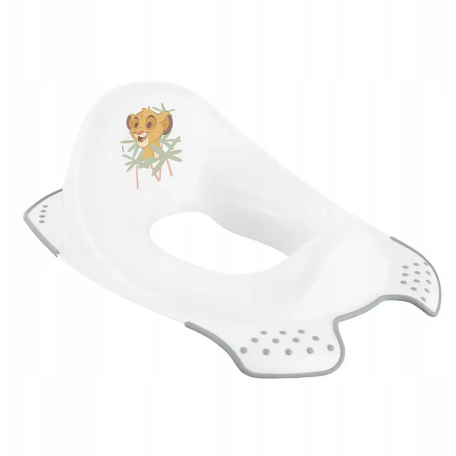 Sedátko na WC bílé dětské LION KING#31010