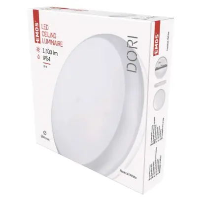 Svítidlo Dori přisazené LED kruh IP54/18W/NW B#8250