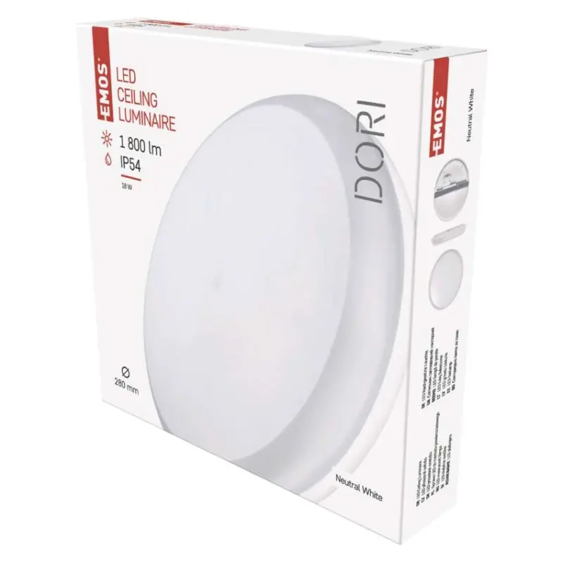 Svítidlo Dori přisazené LED kruh IP54/18W/NW B#8250