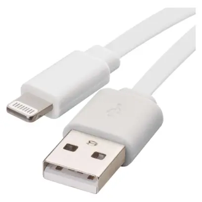 Kabel USB 2.0A/M - i16P/M bílý 1m, Emos#8471