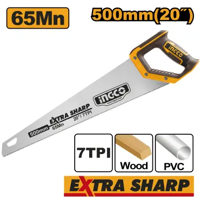 Pílka ocasní na dřevo 500 mm  HHAS08500, Ingco#940